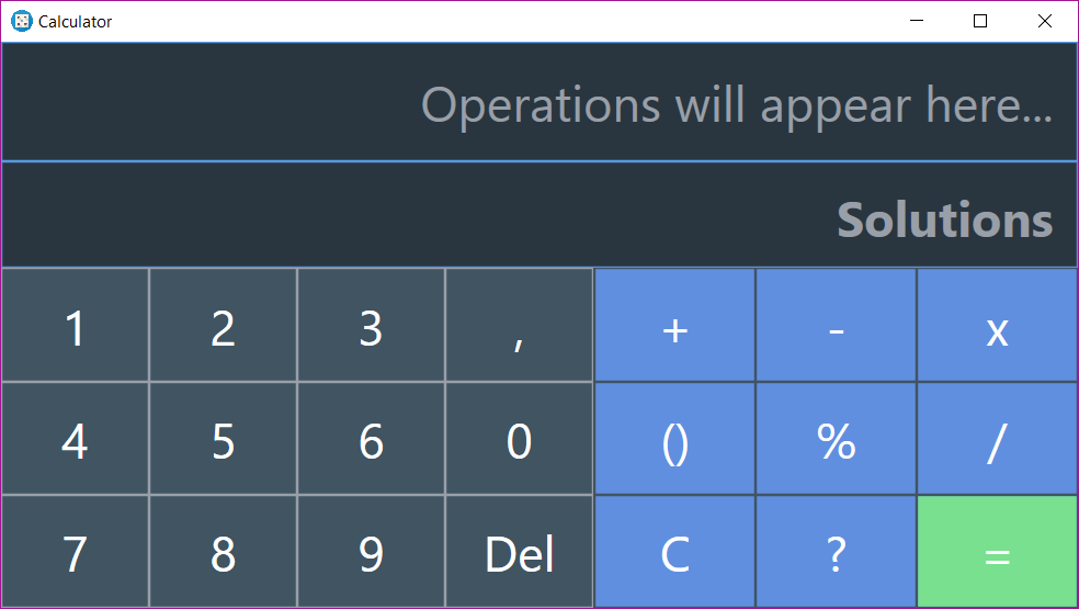 Fun Facts Calculator Wpf