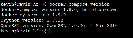 docker-compose版本