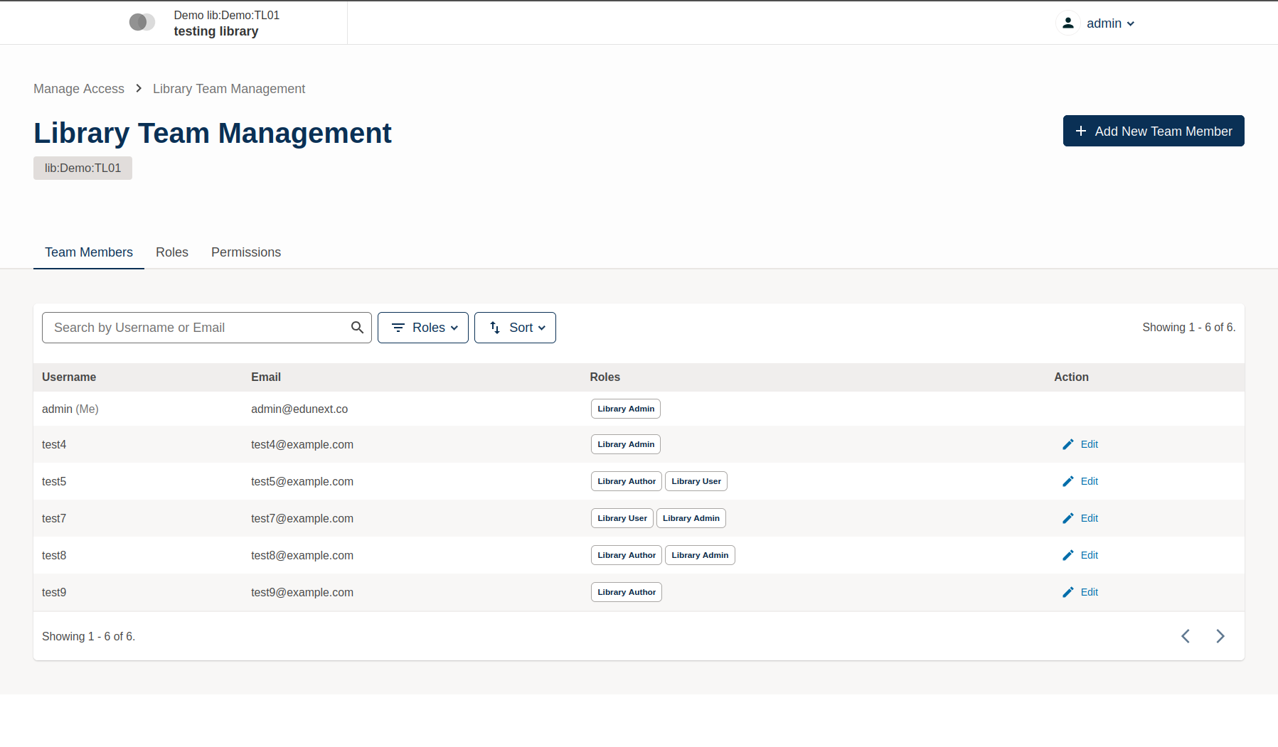 Account MFE screenshot