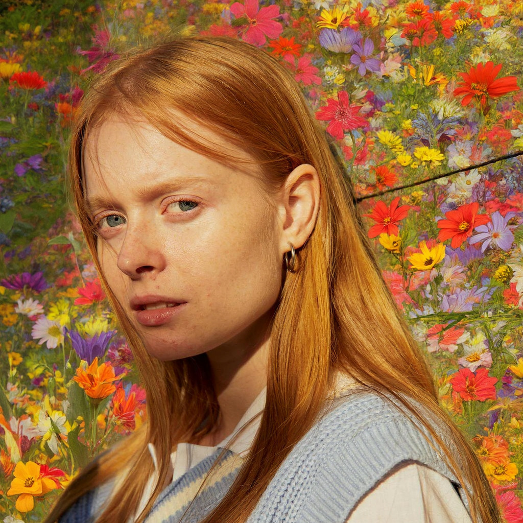 FLUX+LoRA result for layer of colorful flowers