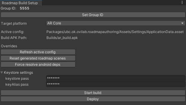 Roadmap build and run window