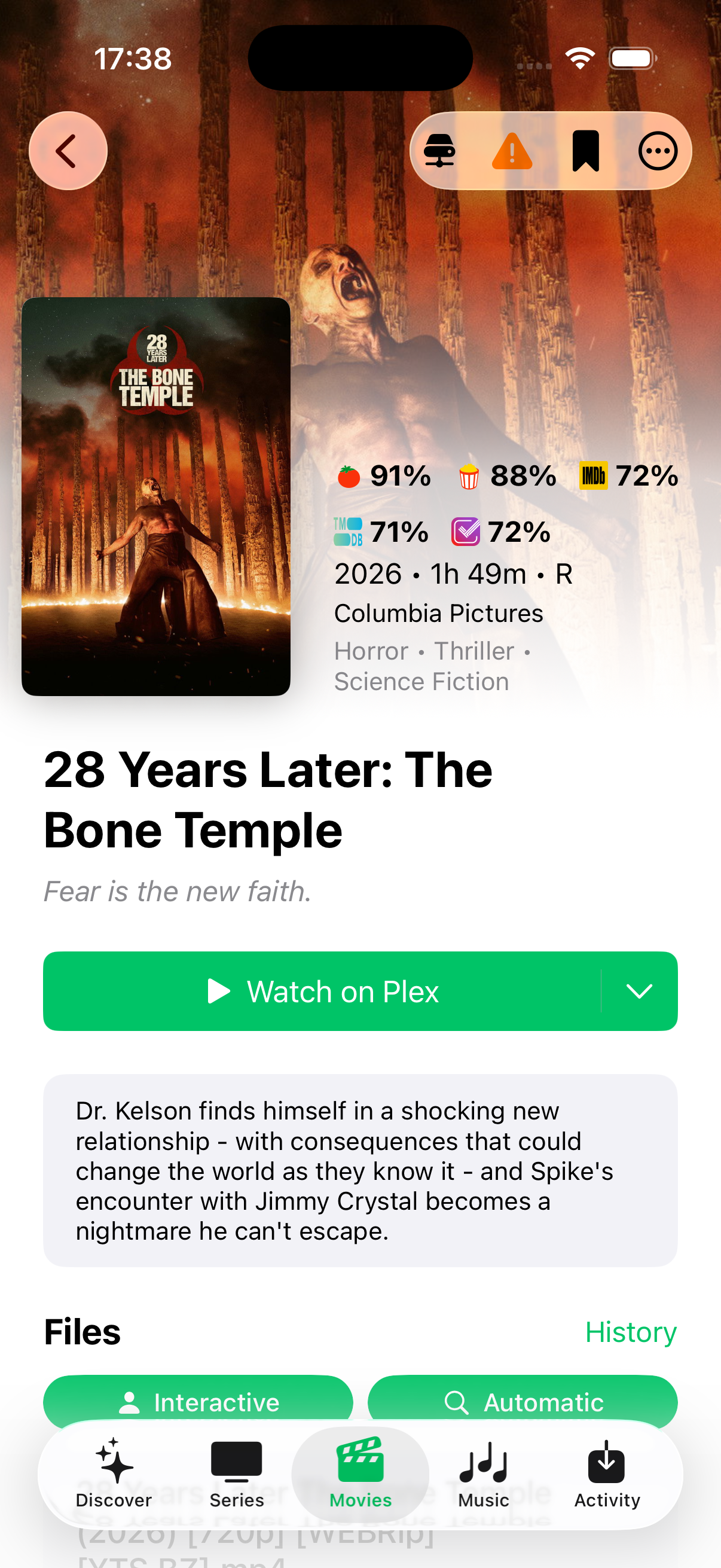 Unified Movie Details (iOS)