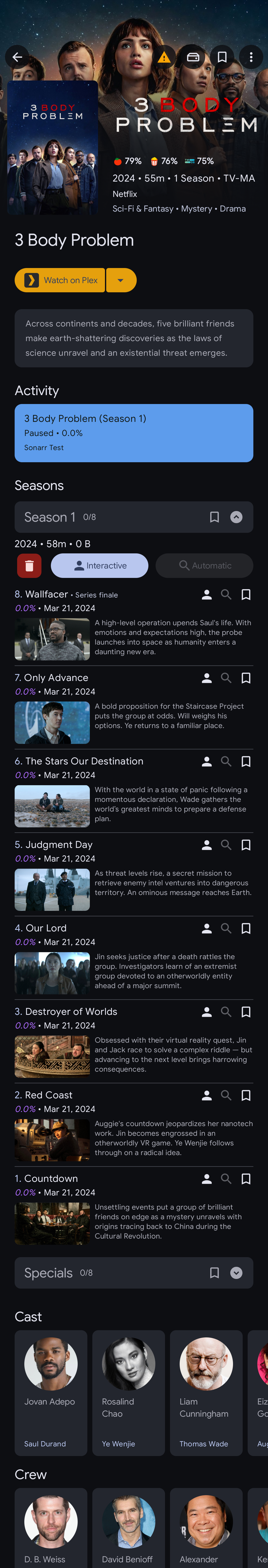 Unified Series Details (Android)