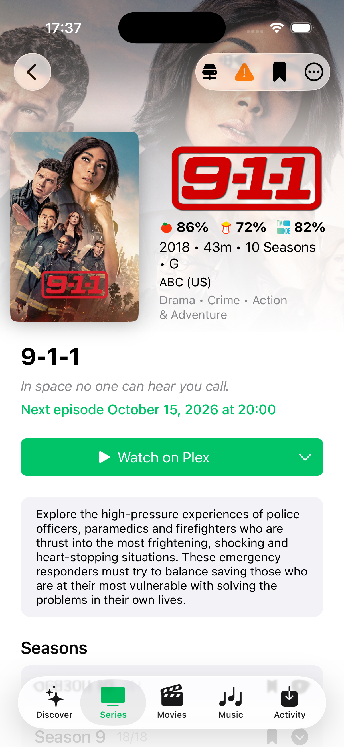 Unified Series Details (iOS)