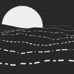 Night ocean
