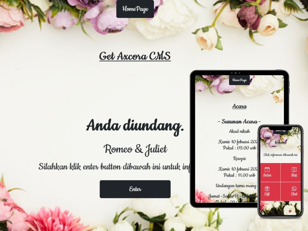 Wedding invitation undangan pernikahan online gratis free download source code