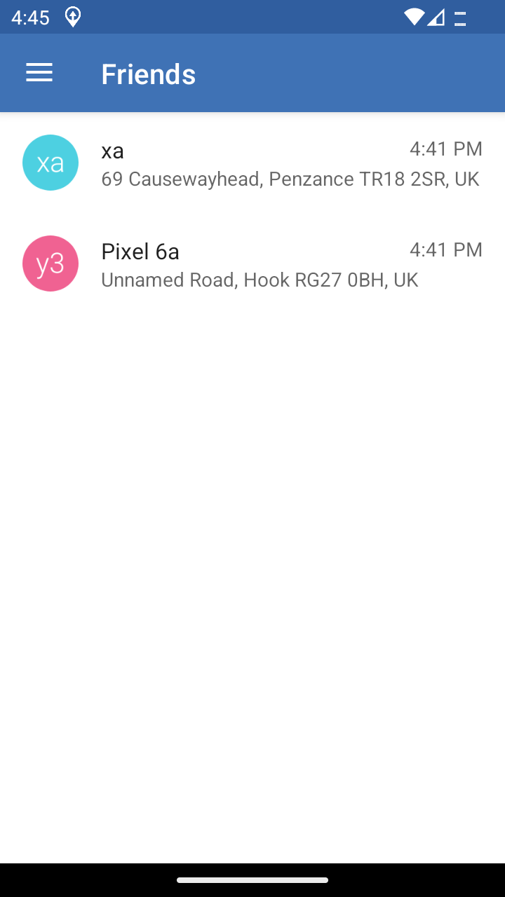Screenshot 2 of OwnTracks — opens full size