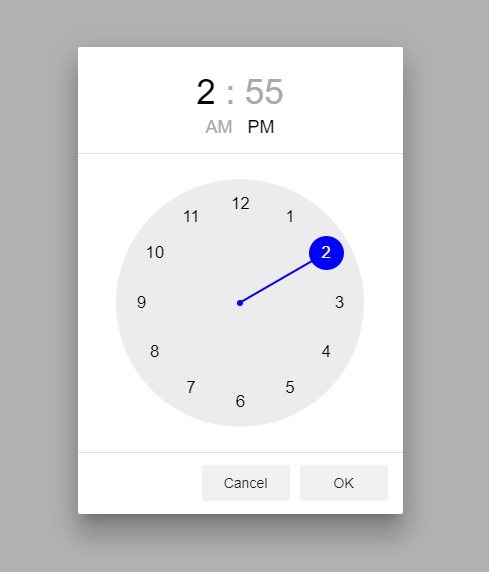 Amazing Time Picker | TimePicker | Materialize time picker | AmazingTimepicker | ClockPicker