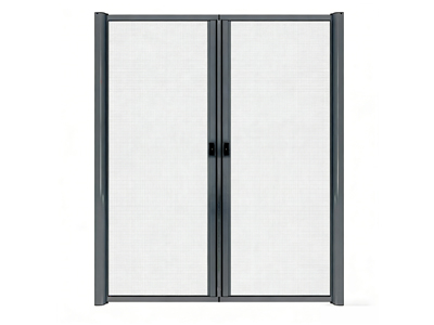 Roll-up + Folding Screen Door
