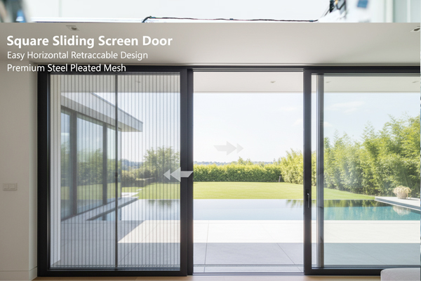 DIY fly screen installation example