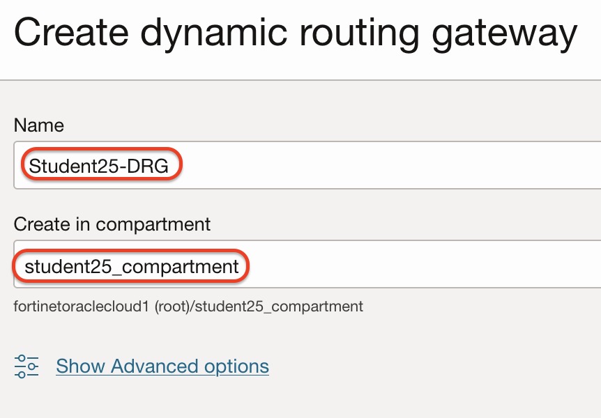 FortiGate VCN Attachment