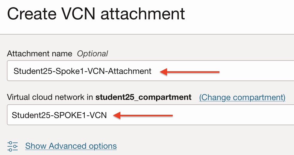 Verify DRG VCN Attachments