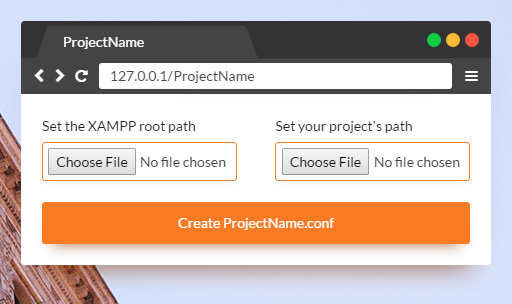 XAMPP Alias Tool Screenshot