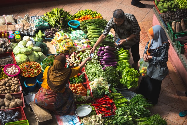 Imagine a Vegetable Market