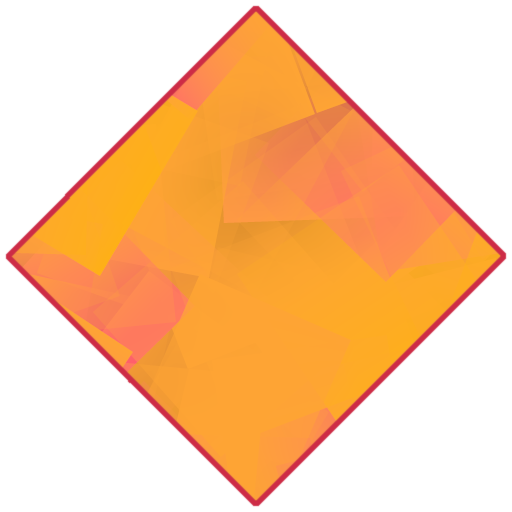 Seniore logo, a yellow and pink diamond