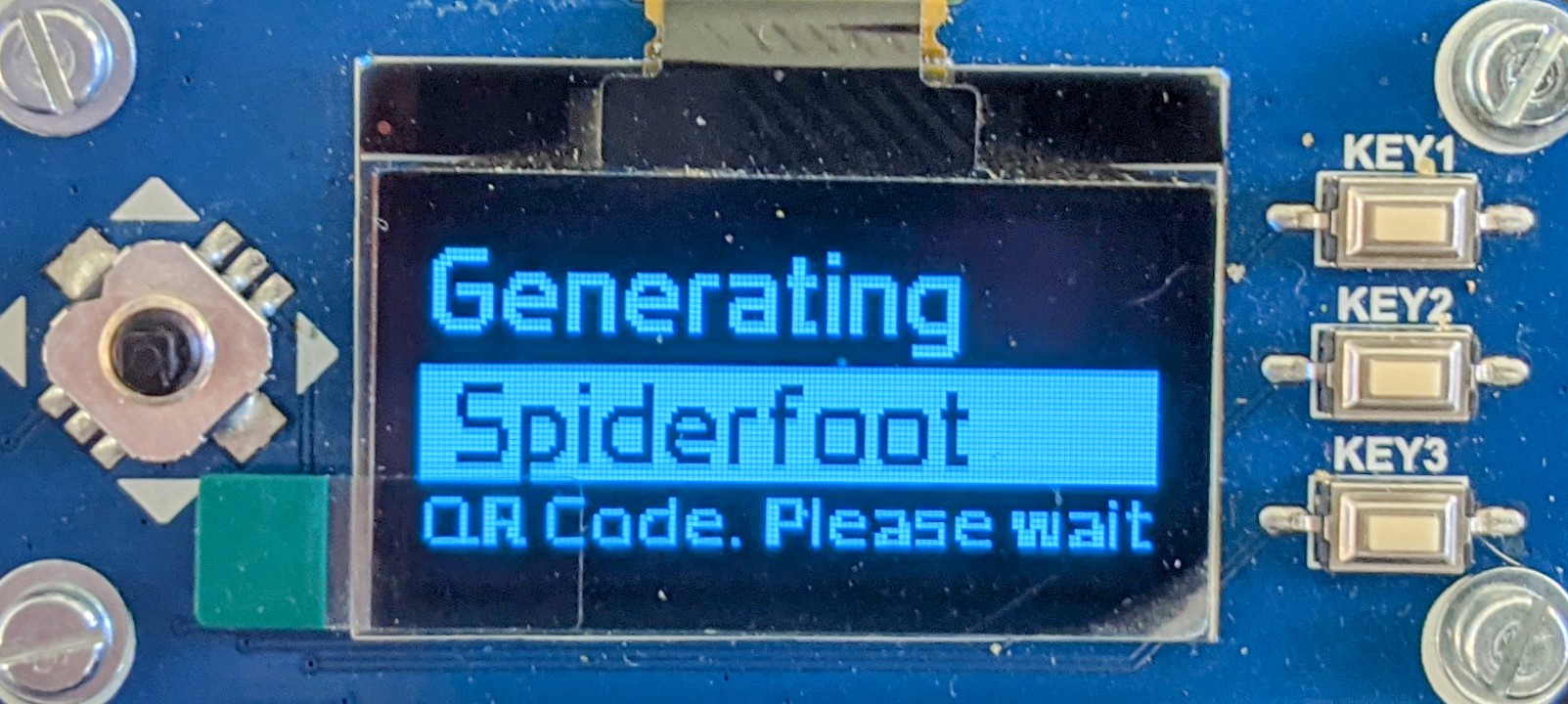 Generating QR Code for Spiderfoot