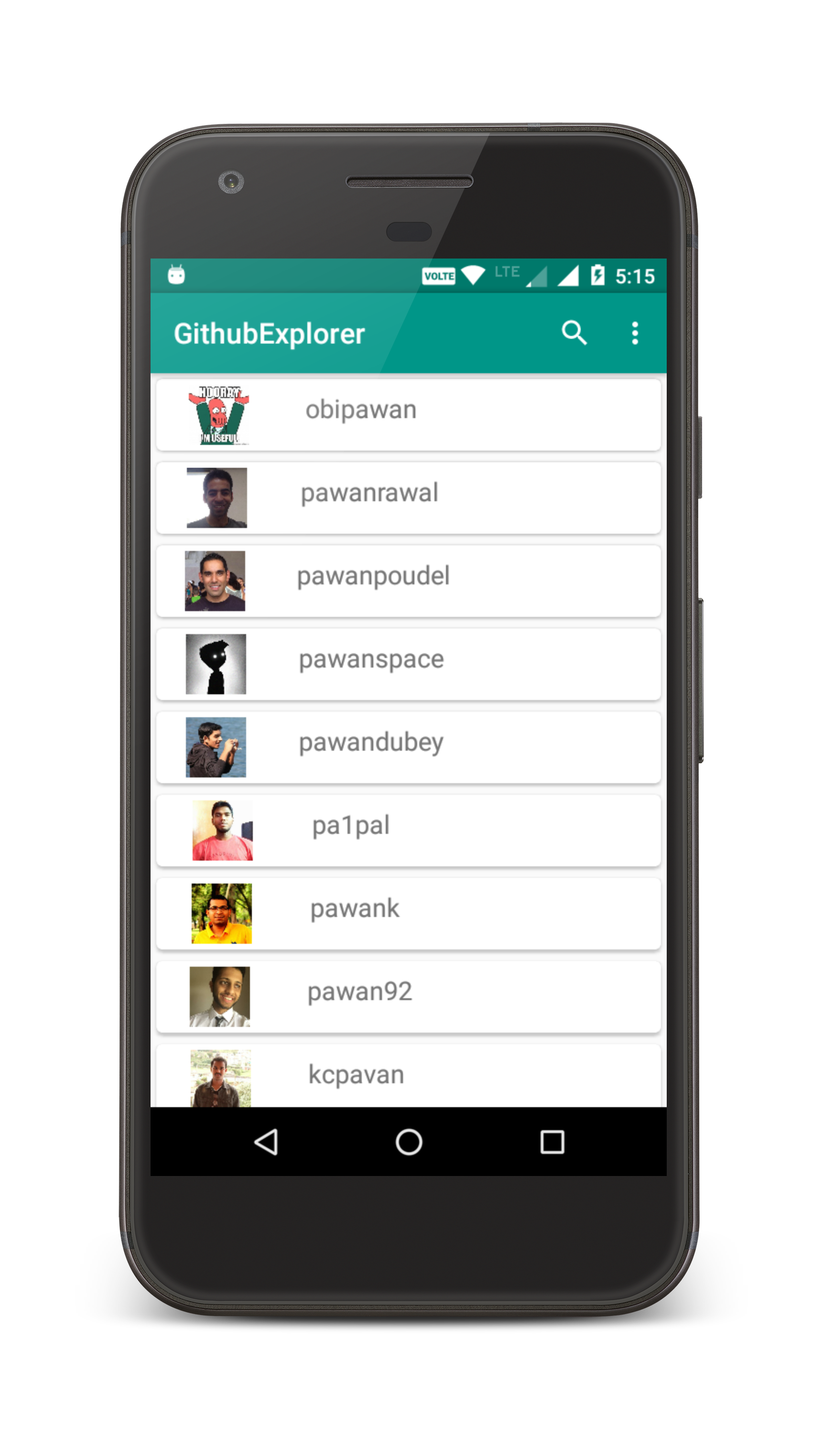 GitHub - pa1pal/GithubExplorer: Android Developer Task
