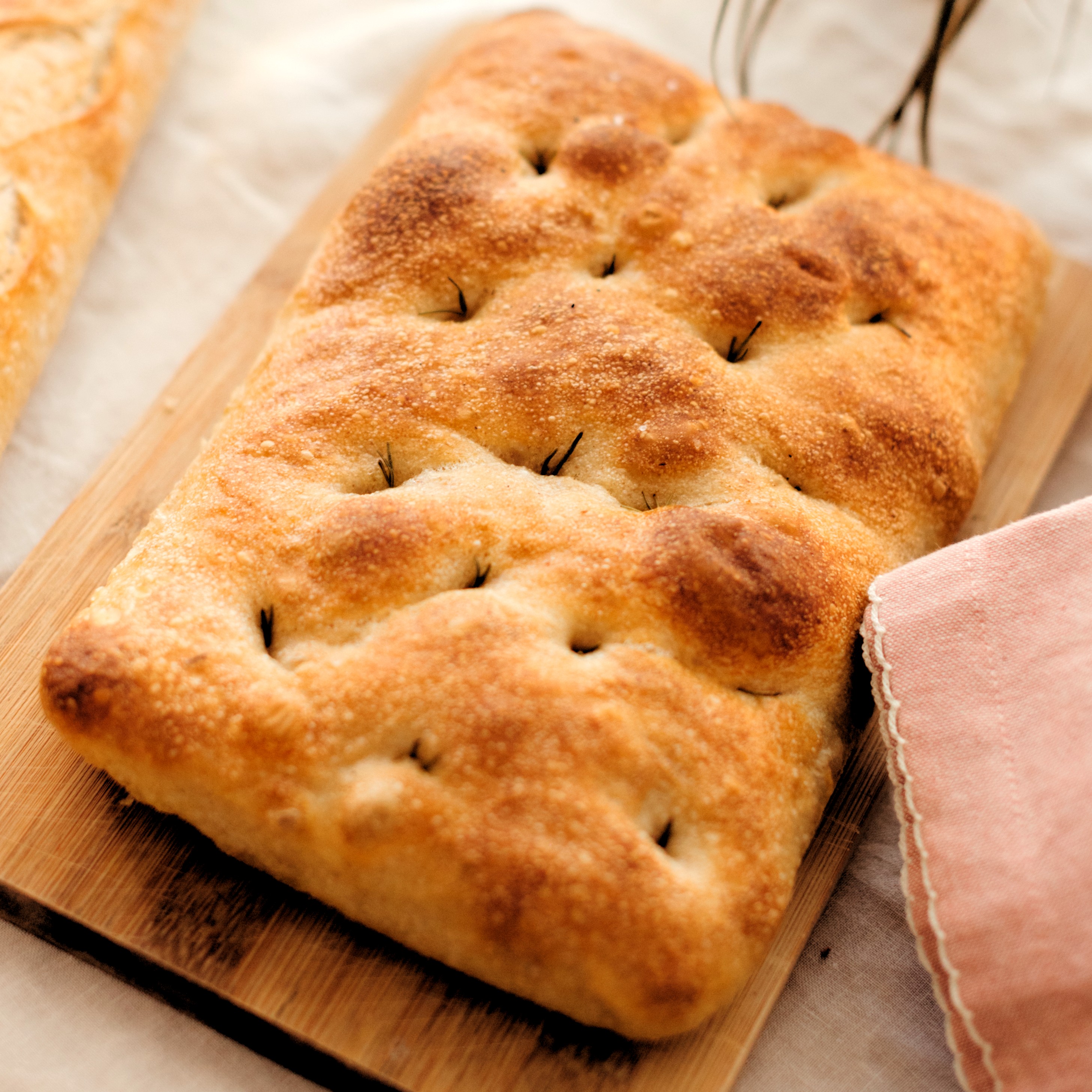 Focaccia Alecrim & Sal Grosso