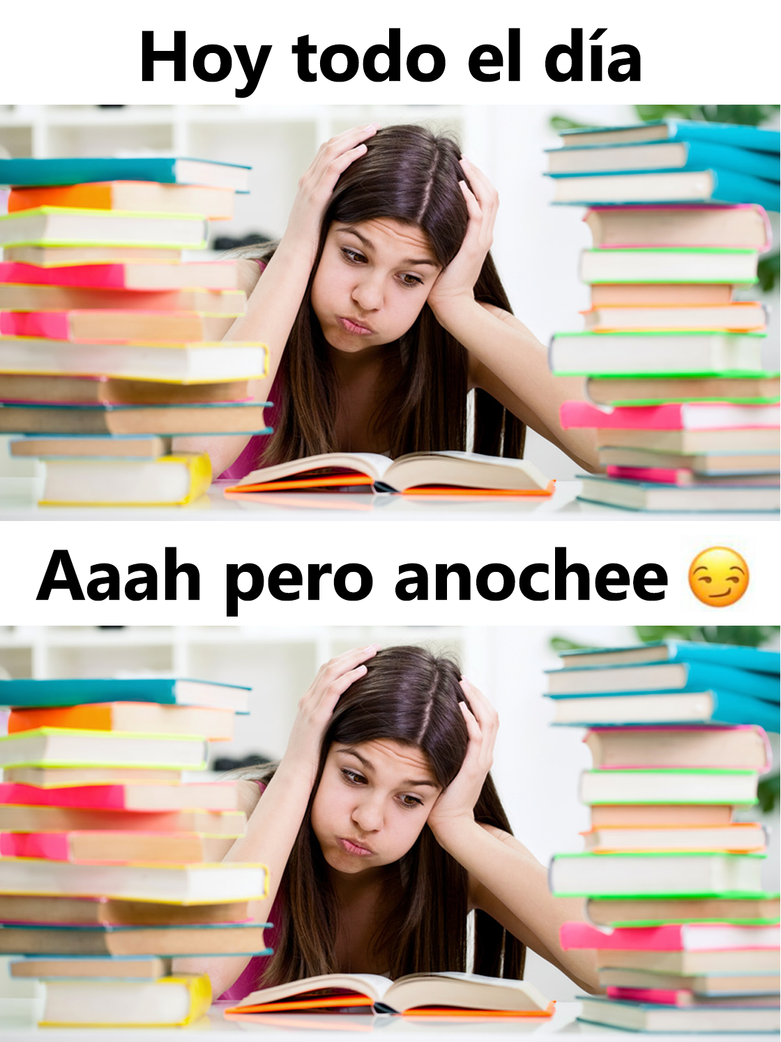Meme estudiar mucho