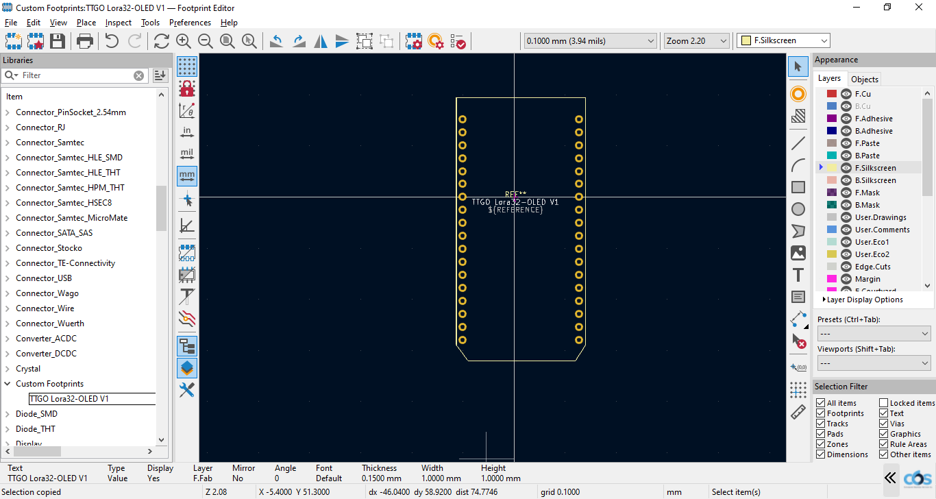 done footprint