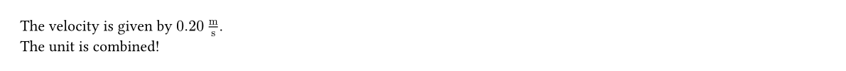 unit concatenation by using calculation functions