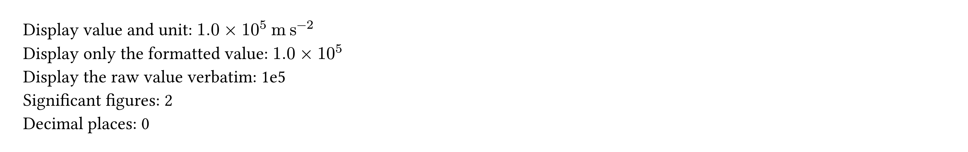 image of displaying quantity