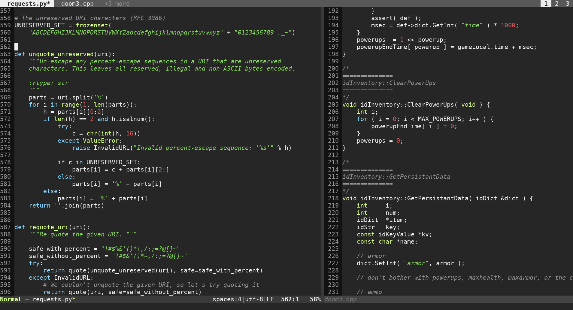 Vem Dark - Terminal 256 Colors