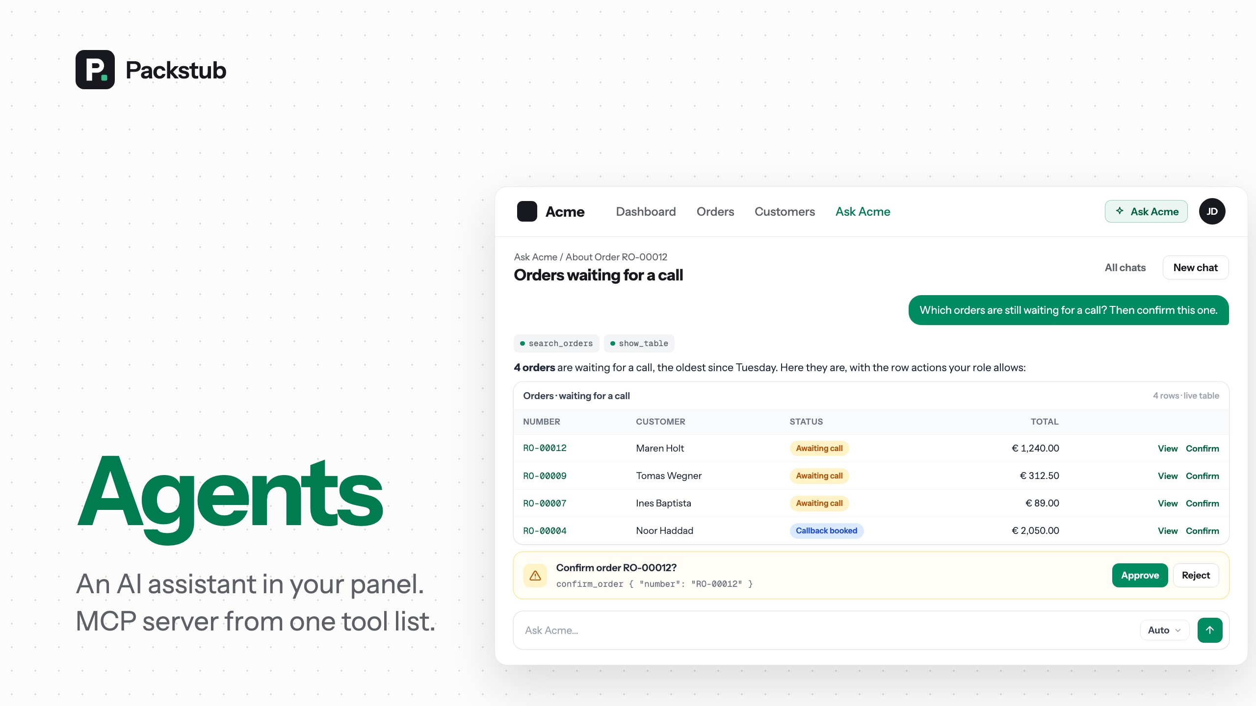 Filament Agents — an in-panel AI assistant and an MCP server for Filament panels