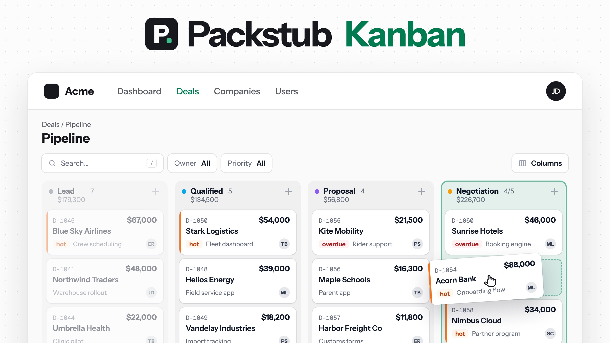 Filament Kanban