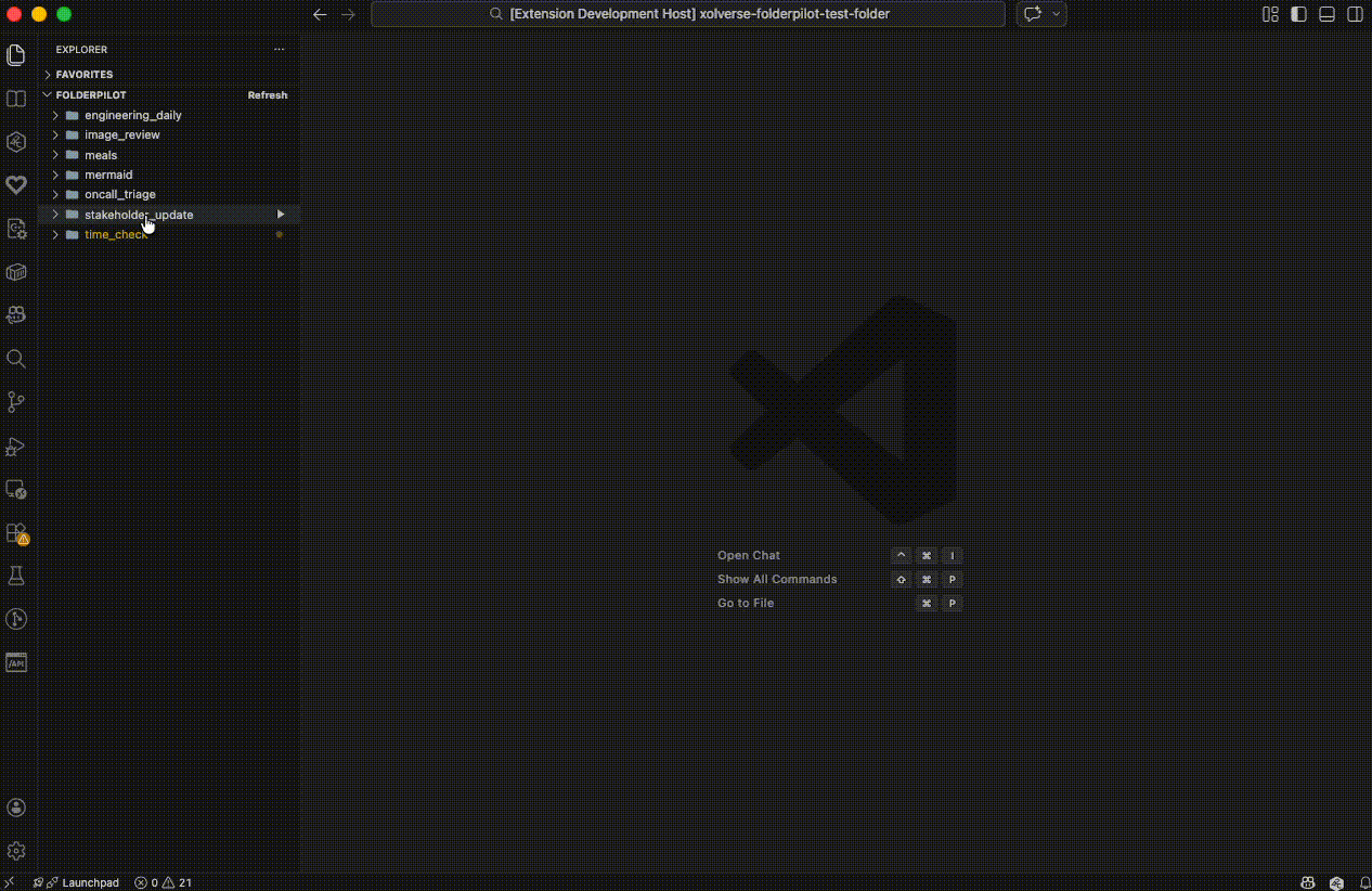 FolderPilot Stakeholder Update Demo
