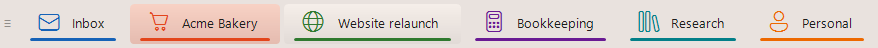 DeskTabs, light theme