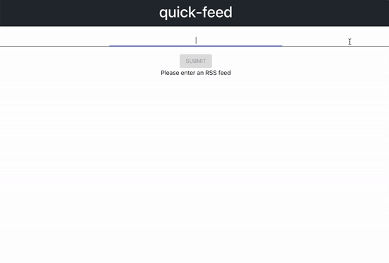 quick-feed demo