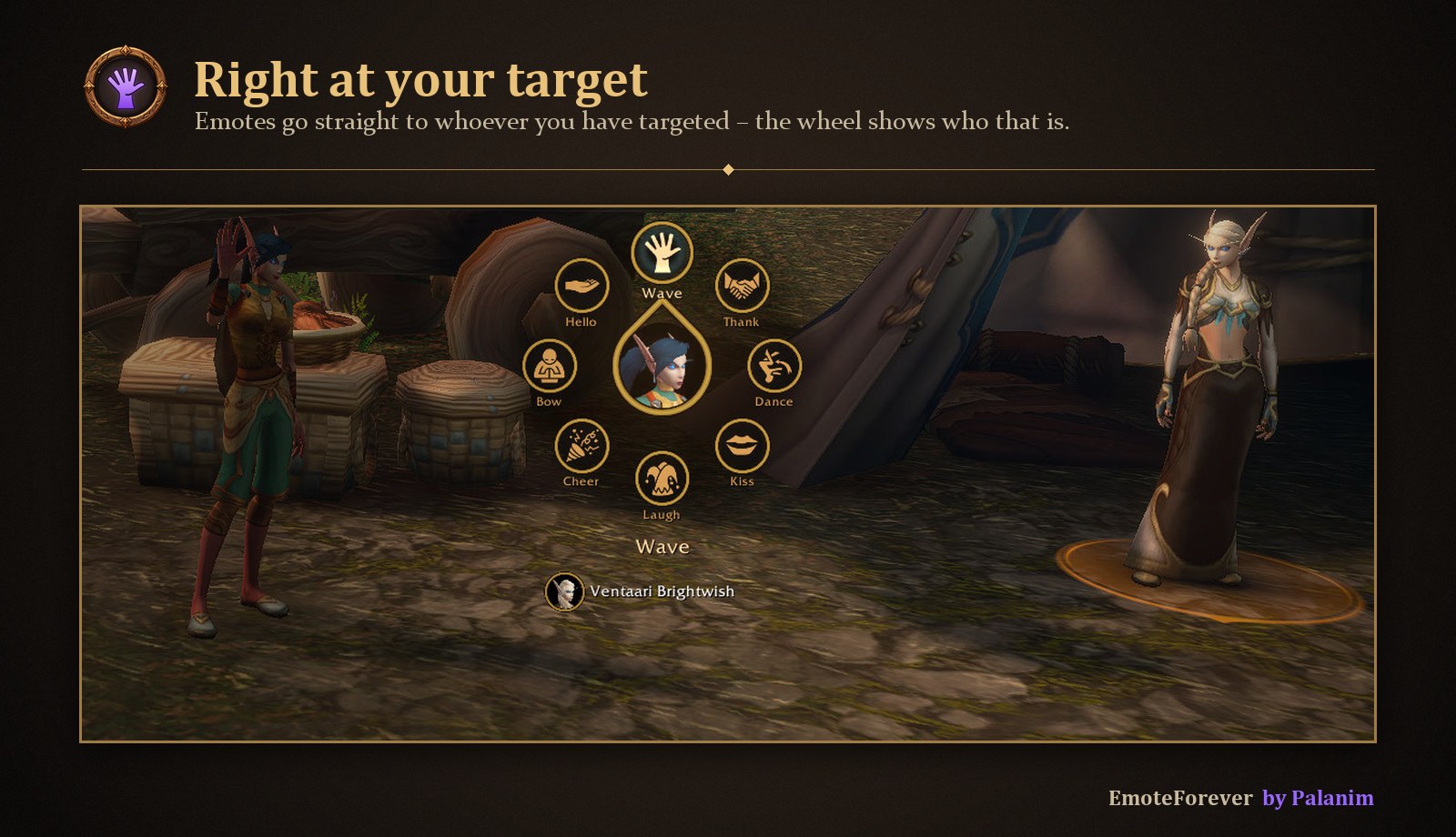 Right at your target