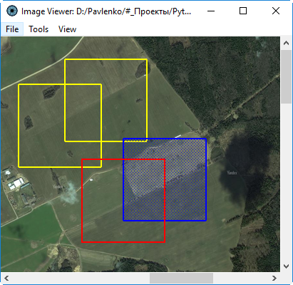 Manual image annotation with rectangles