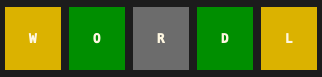 Wordl - Web like Terminal Wordle