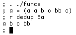 Deduplication demonstration