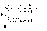 Filter demonstration