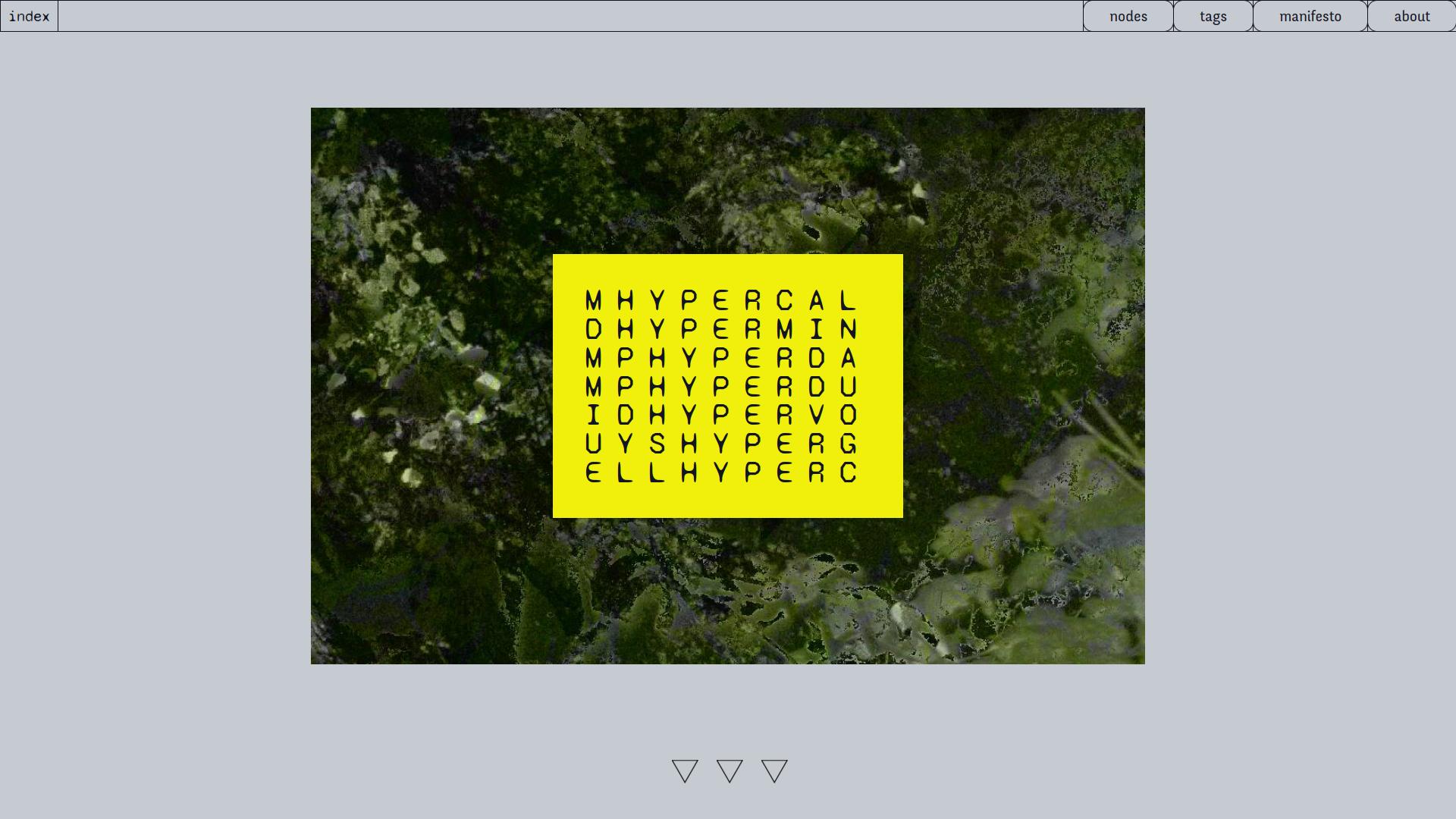 Hypervivid - main page