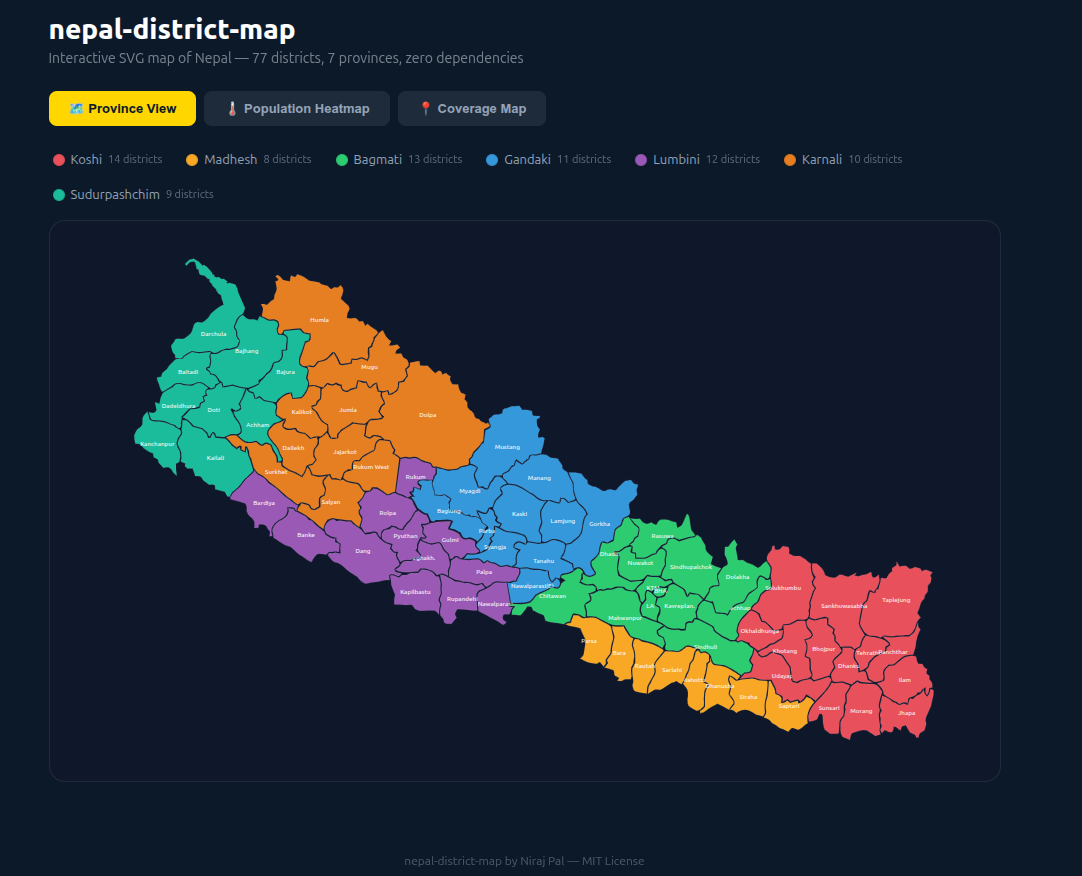 nepal-district-map demo