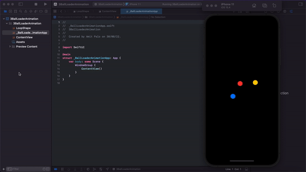 3 Ball Loader Animation