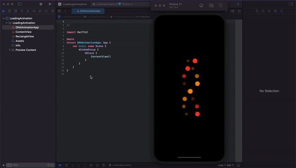 DNA Loading Animation
