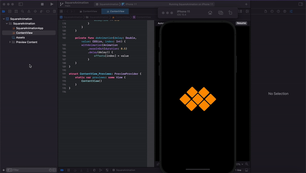 Square Loading Animation