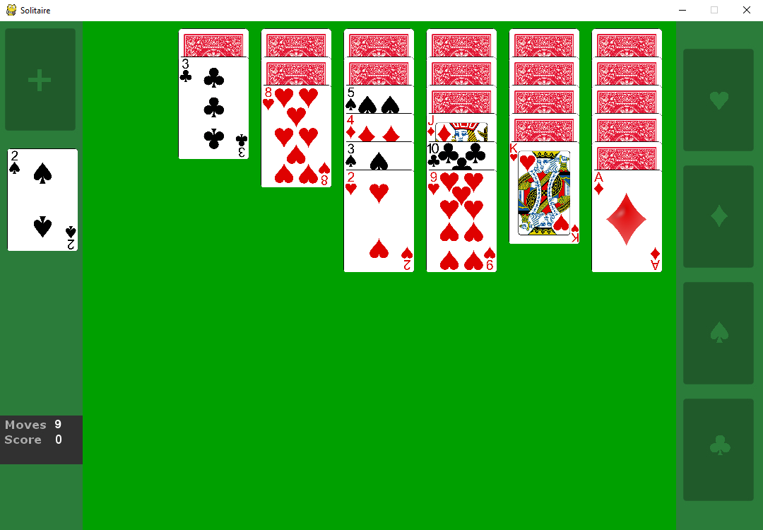 GitHub - palu3492/solitaire-game: 2D solitaire game built in Python ...