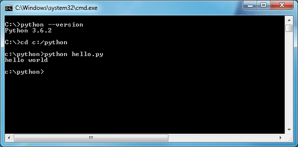 Выполнение программы