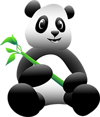 Hop the Panda Logo