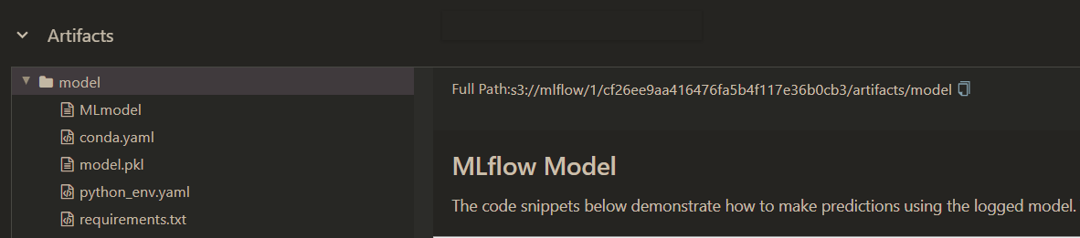 Full Path in MLflow