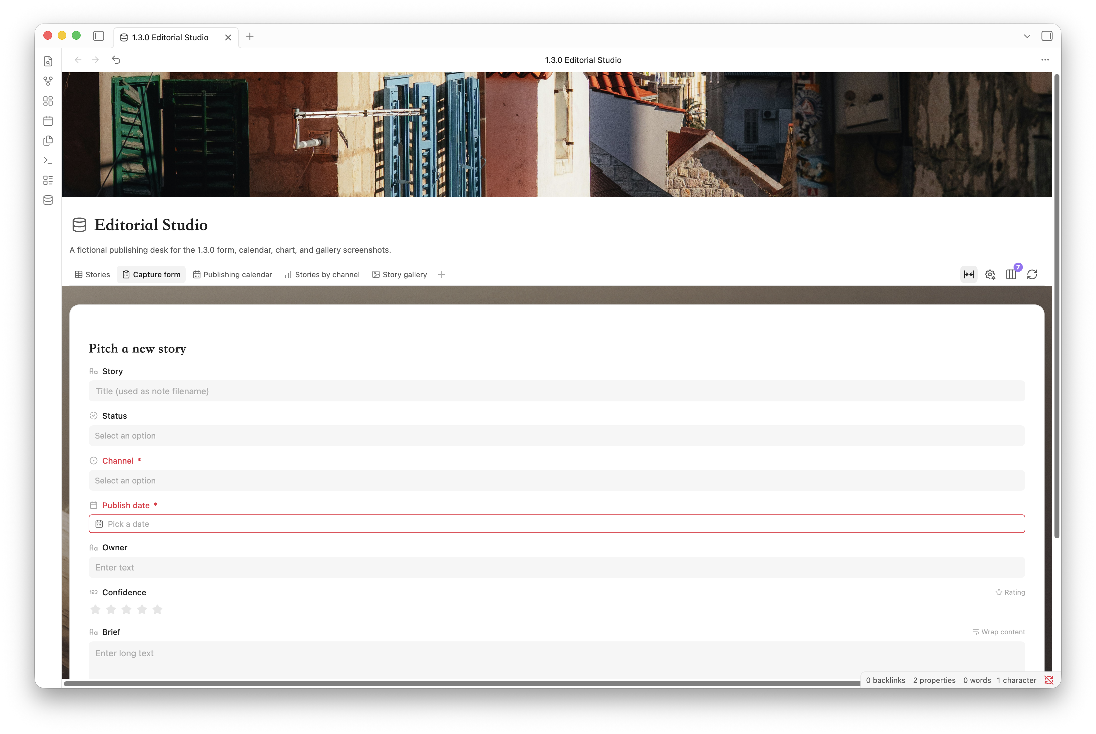 Note Database - Obsidian Plugin