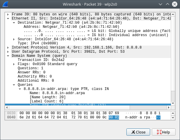 wireshark ip addresses showing up as