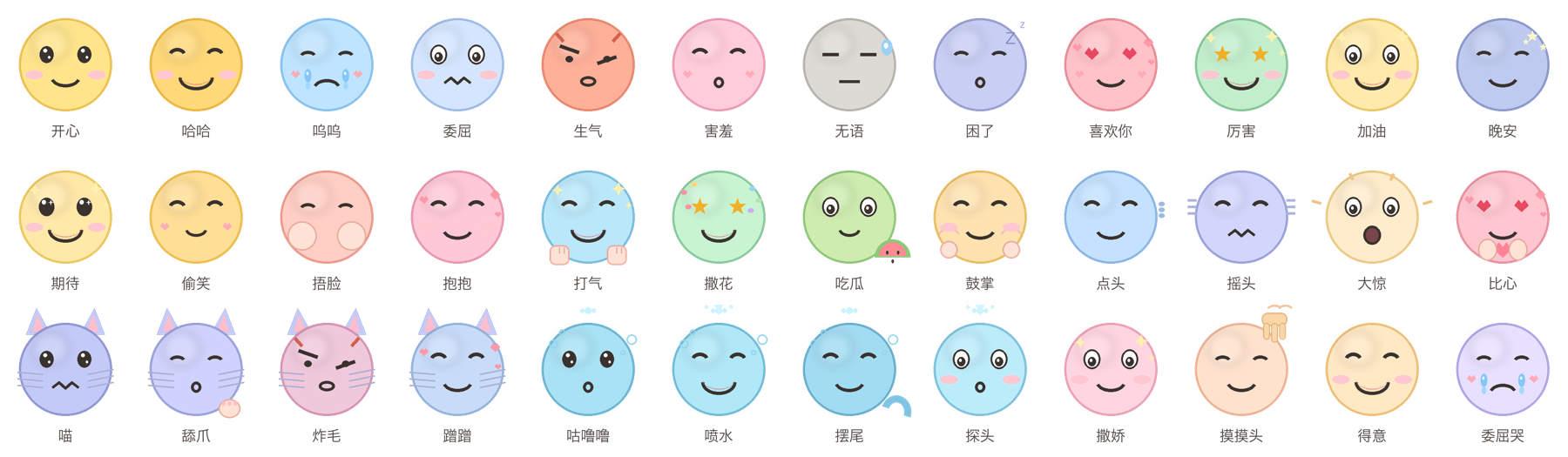 三十六张内置表情图