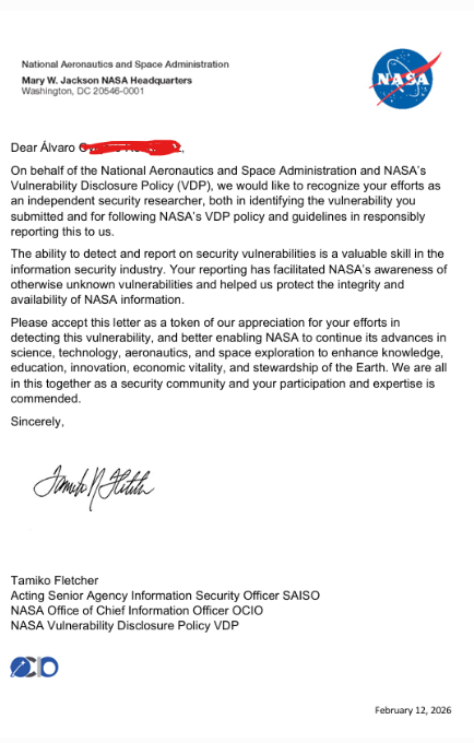 Carta NASA
